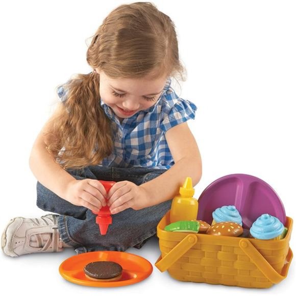 New Sprout Picnic Set-15 Pieces, Ages 18+ months, Pretend Play Food for Toddlers - Picture 4 of 7